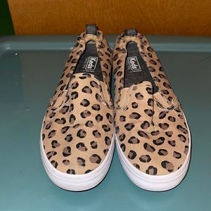 Women’s Cheetah Print Keds, Size 10
